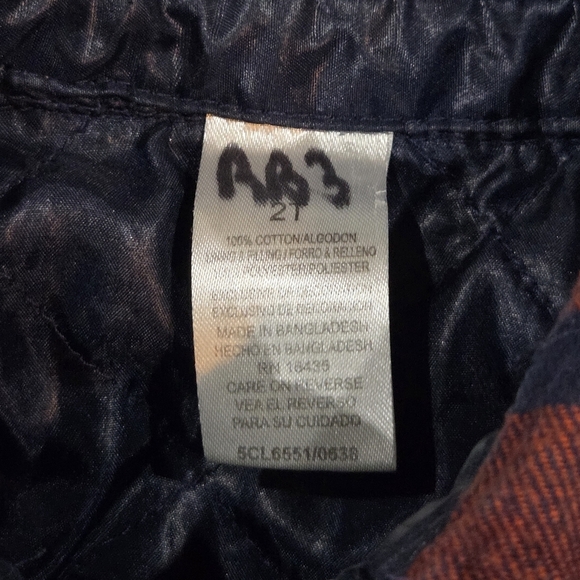 Boys Toddler Flannel Plaid Red & Black Button Up Jacket Size 2T - Picture 6 of 6